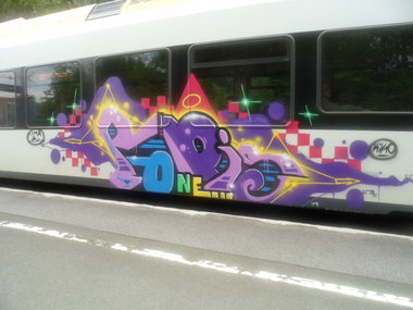 Graffiti Train - Photo by 505er - Rois