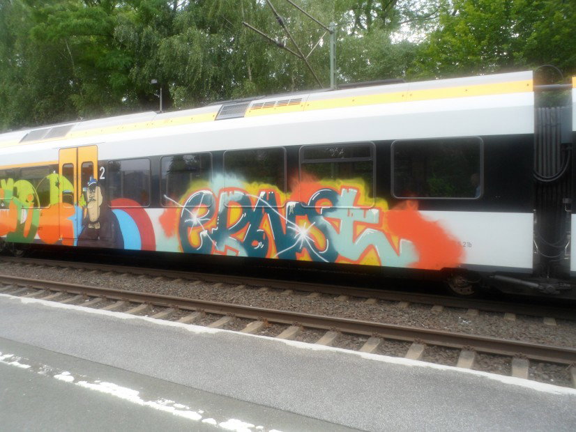Graffiti Train - Photo by 505er - Ernst