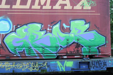 Graffiti Train - Photo by 505er - Grob