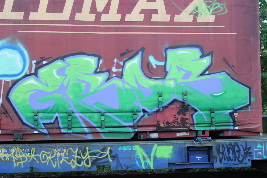 Graffiti Train - Photo by 505er - Grob