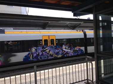 Graffiti Train - Photo by 505er - Mask