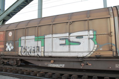 Graffiti Train - Photo by 505er - LES, Crew