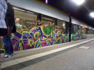 Graffiti Train - Photo by 505er - Mask, Rois