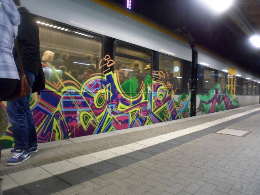 Graffiti Train - Photo by 505er - Mask, Rois