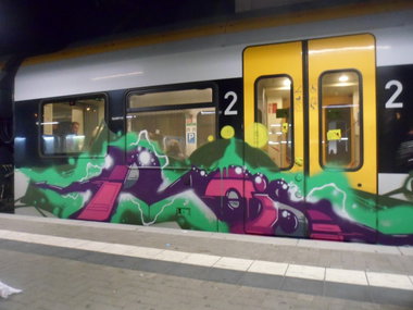 Graffiti Train - Photo by 505er - Rois