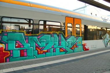 Graffiti Train - Photo by 505er - Becks