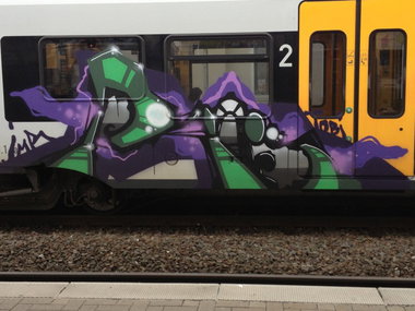 Graffiti Train - Photo by 505er - IMR, Rois