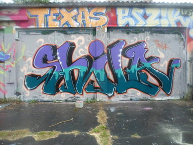 Graffiti Wall - Photo by 505er - Shila, Texas, Eszik