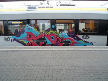 Graffiti Train - Photo by 505er - Rois