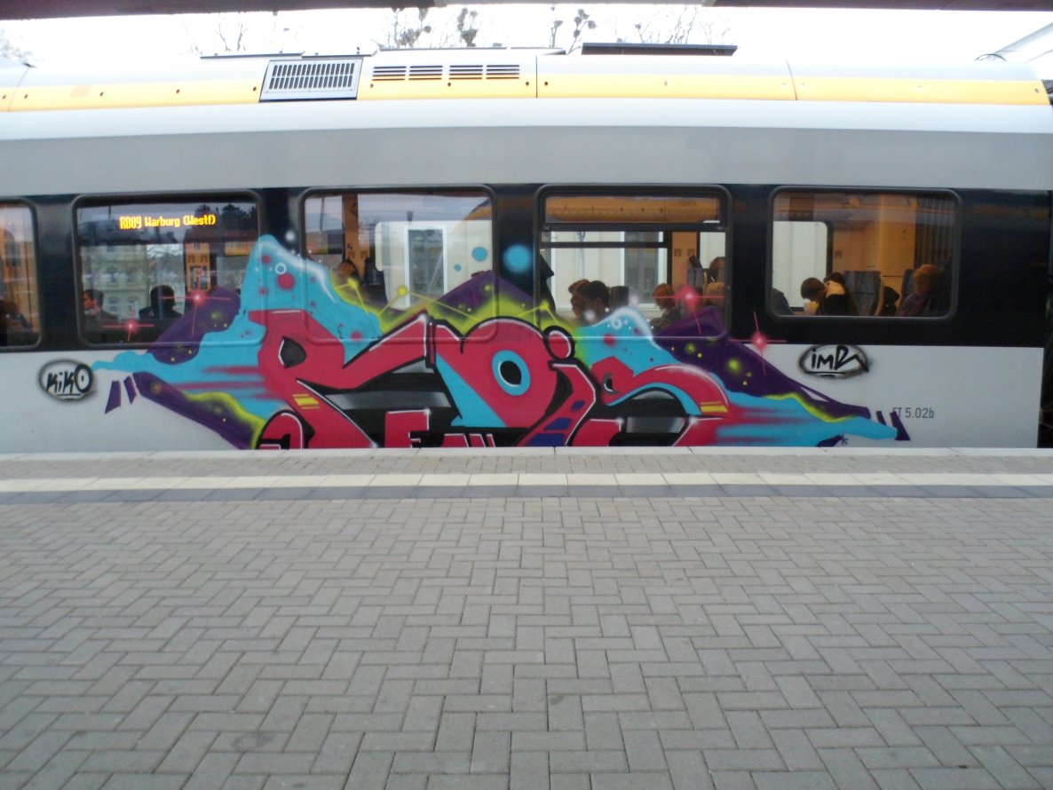 Graffiti Train - Photo by 505er - Rois