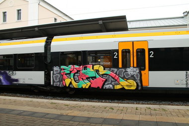 Graffiti Train - Photo by 505er - Fear