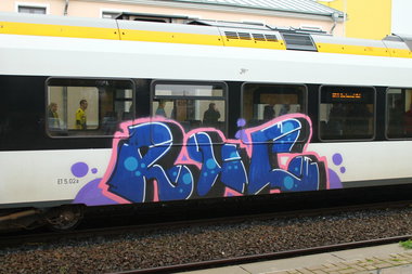 Graffiti Train - Photo by 505er - Rue