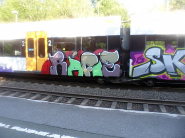 Graffiti Train - Photo by 505er - Rafie