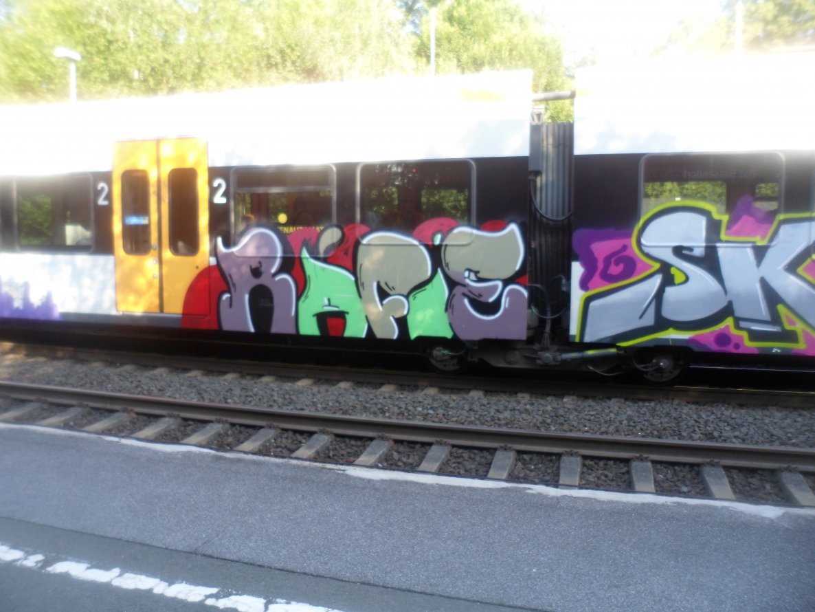 Graffiti Train - Photo by 505er - Rafie