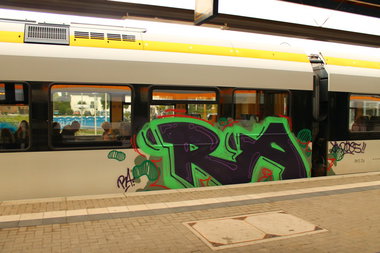 Graffiti Train - Photo by 505er - RA