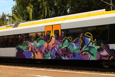 Graffiti Train - Photo by 505er - Mask, REGS
