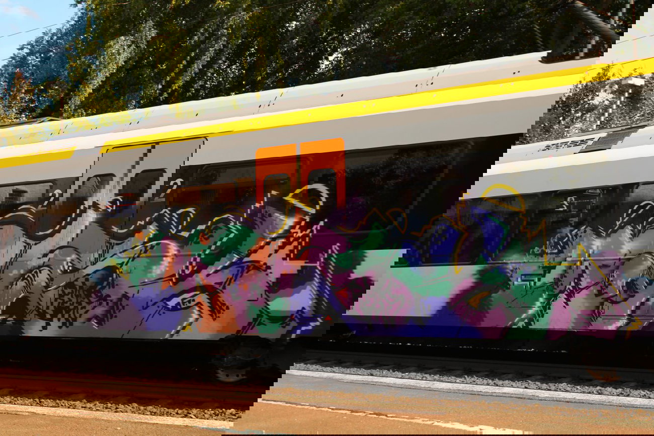 Graffiti Train - Photo by 505er - Mask, REGS