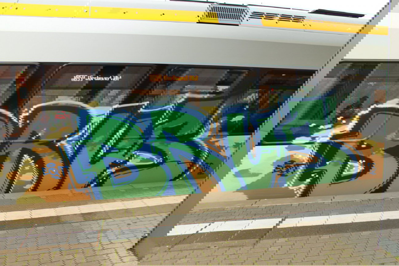 Graffiti Train - Photo by 505er - Brus, EQT