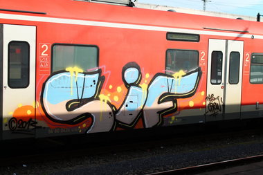 Graffiti Train - Photo by 505er - SIF