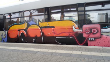 Graffiti Train - Photo by 505er - Fönz