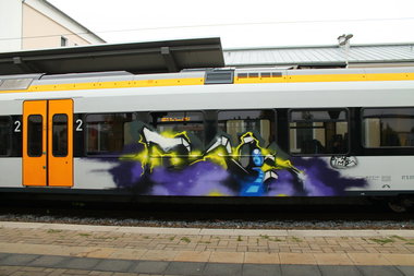Graffiti Train - Photo by 505er - Rois