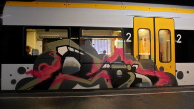 Graffiti Train - Photo by 505er - Rois