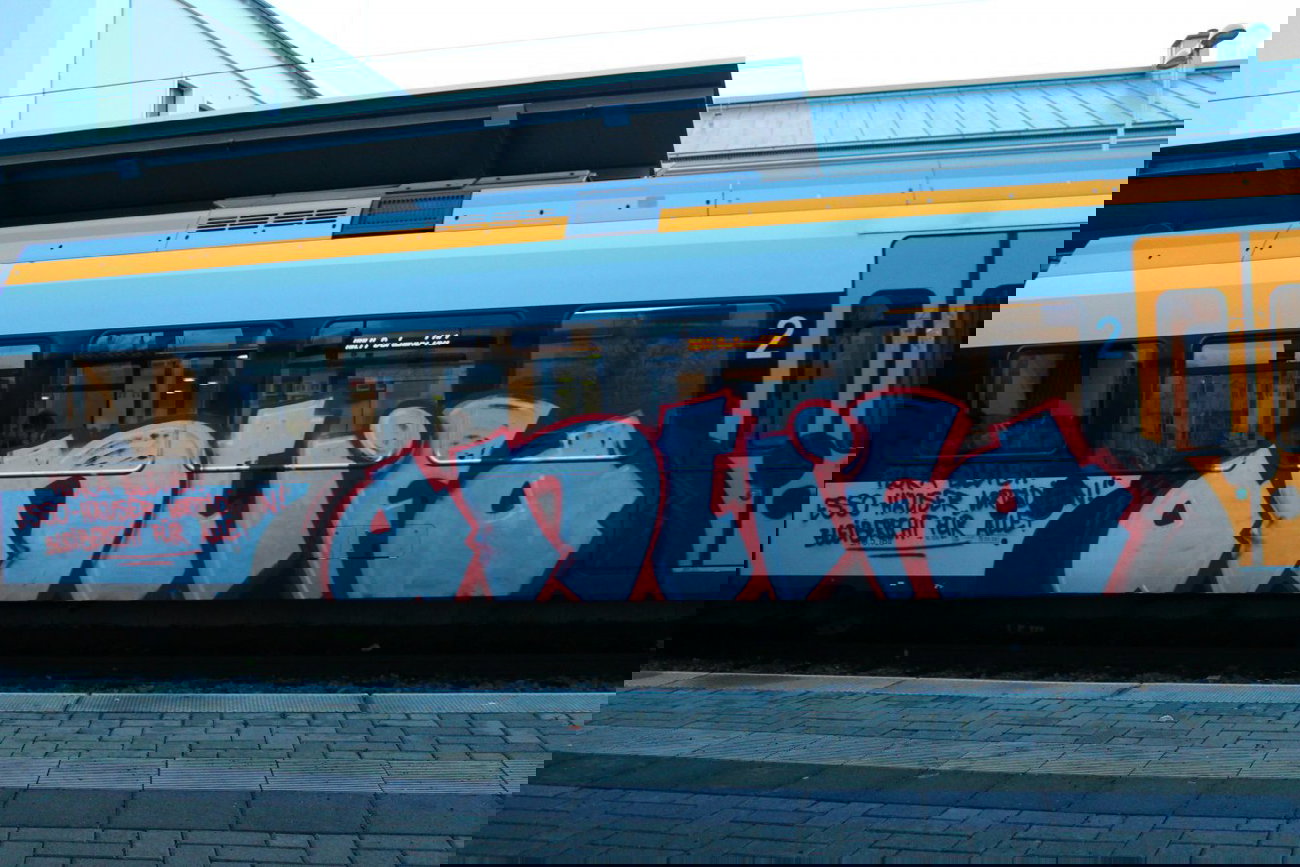 Graffiti Train - Photo by 505er - antifa