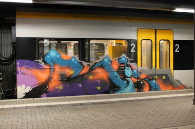 Graffiti Train - Photo by 505er - Rois, imr