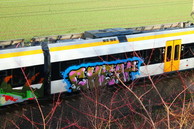 Graffiti Train - Photo by 505er - CHEAP
