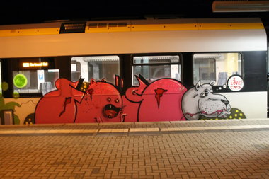 Graffiti Train - Photo by 505er - Föns
