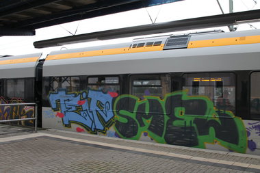 Graffiti Train - Photo by 505er - Teip, Smew