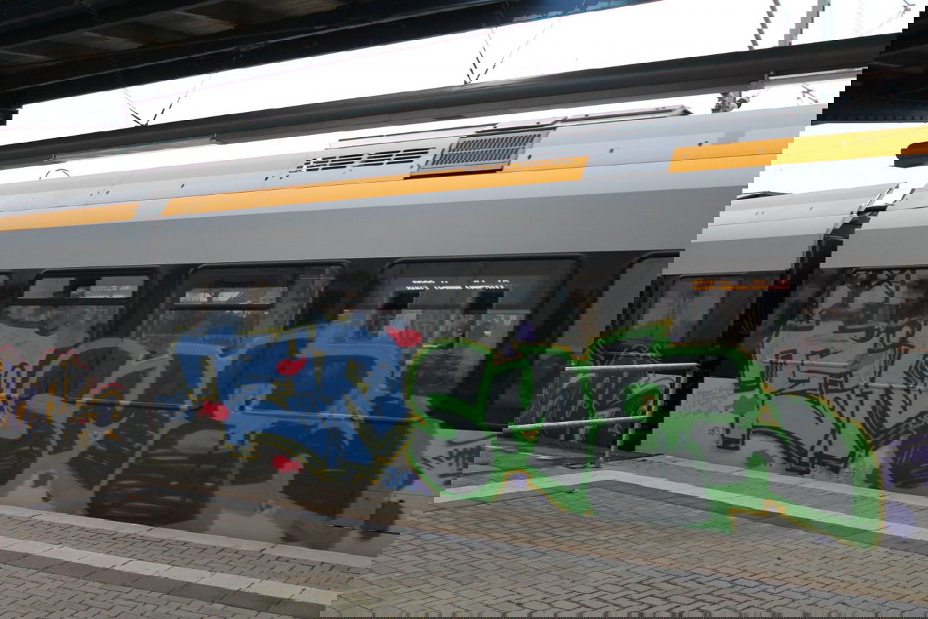 Graffiti Train - Photo by 505er - Teip, Smew