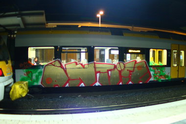 Graffiti Train - Photo by 505er - Antifa