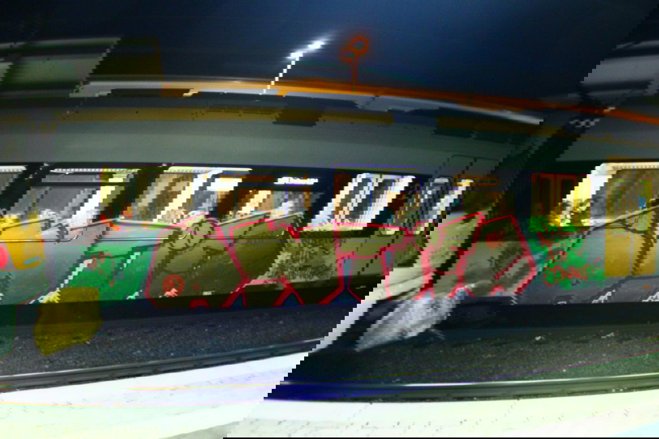 Graffiti Train - Photo by 505er - Antifa