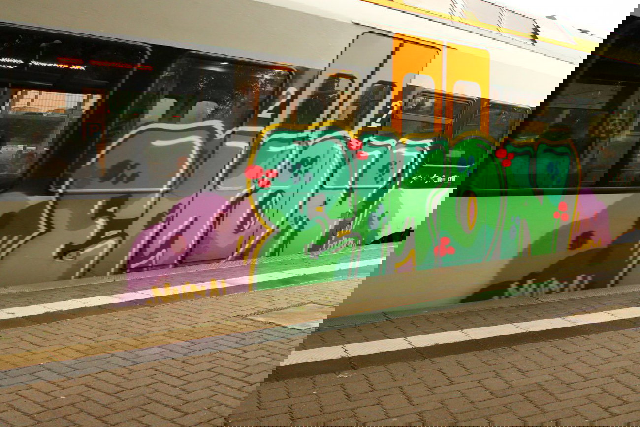 Graffiti Train - Photo by 505er - emon