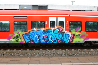 Graffiti Train - Photo by 505er - tek