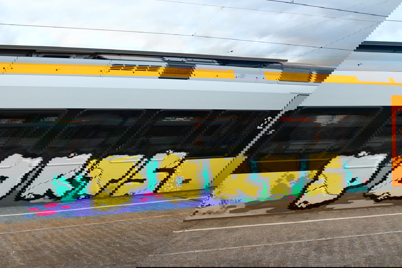 Graffiti Train - Photo by 505er - ports