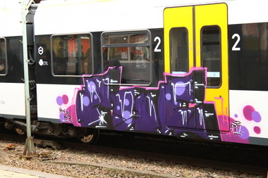 Graffiti Train - Photo by 505er - rue