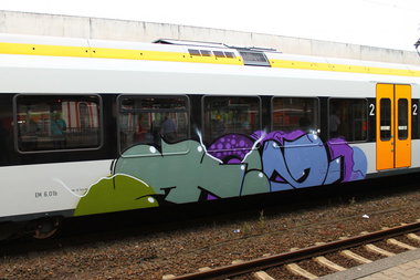 Graffiti Train - Photo by 505er - hez