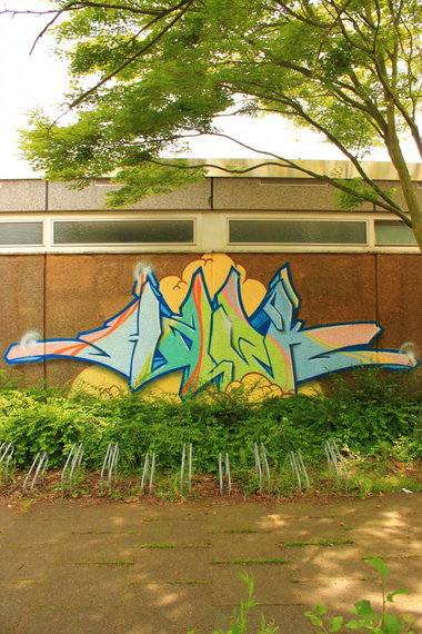 Graffiti Wall - Photo by 505er - hawk