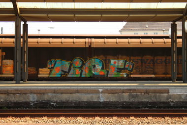 Graffiti Train - Photo by 505er - fire
