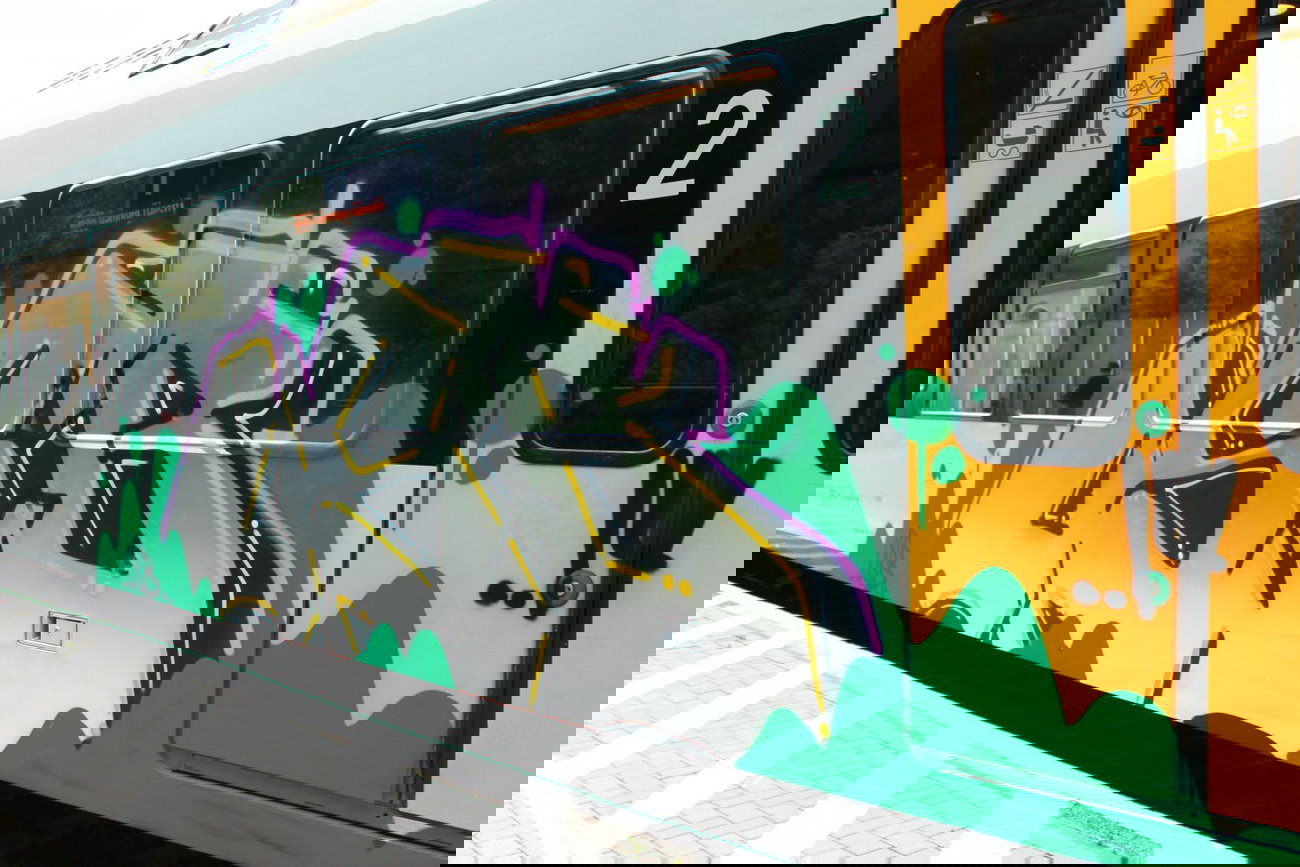 Graffiti Train - Photo by 505er - osb