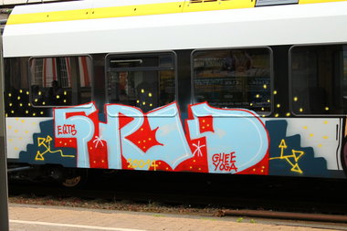 Graffiti Train - Photo by 505er - fred, ghee, yoga