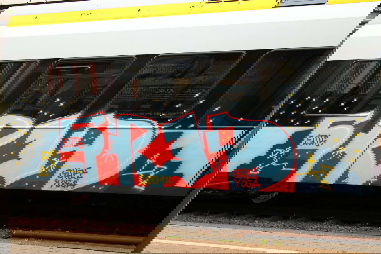 Graffiti Train - Photo by 505er - fred, ghee, yoga