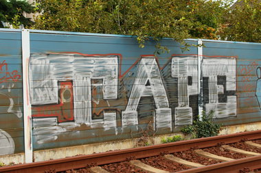 Graffiti Bombing - Photo by 505er - tape