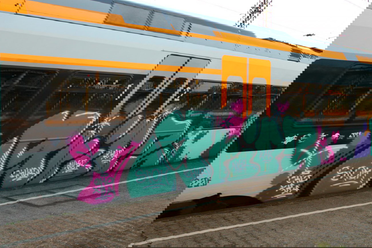 Graffiti Train - Photo by 505er - gripz