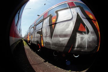 Graffiti Train - Photo by 505er - dfv