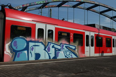 Graffiti Train - Photo by 505er - ibes, nc