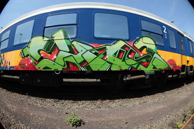 Graffiti Train - Photo by 505er