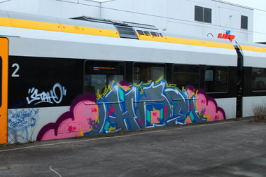 Graffiti Train - Photo by 505er - hoe